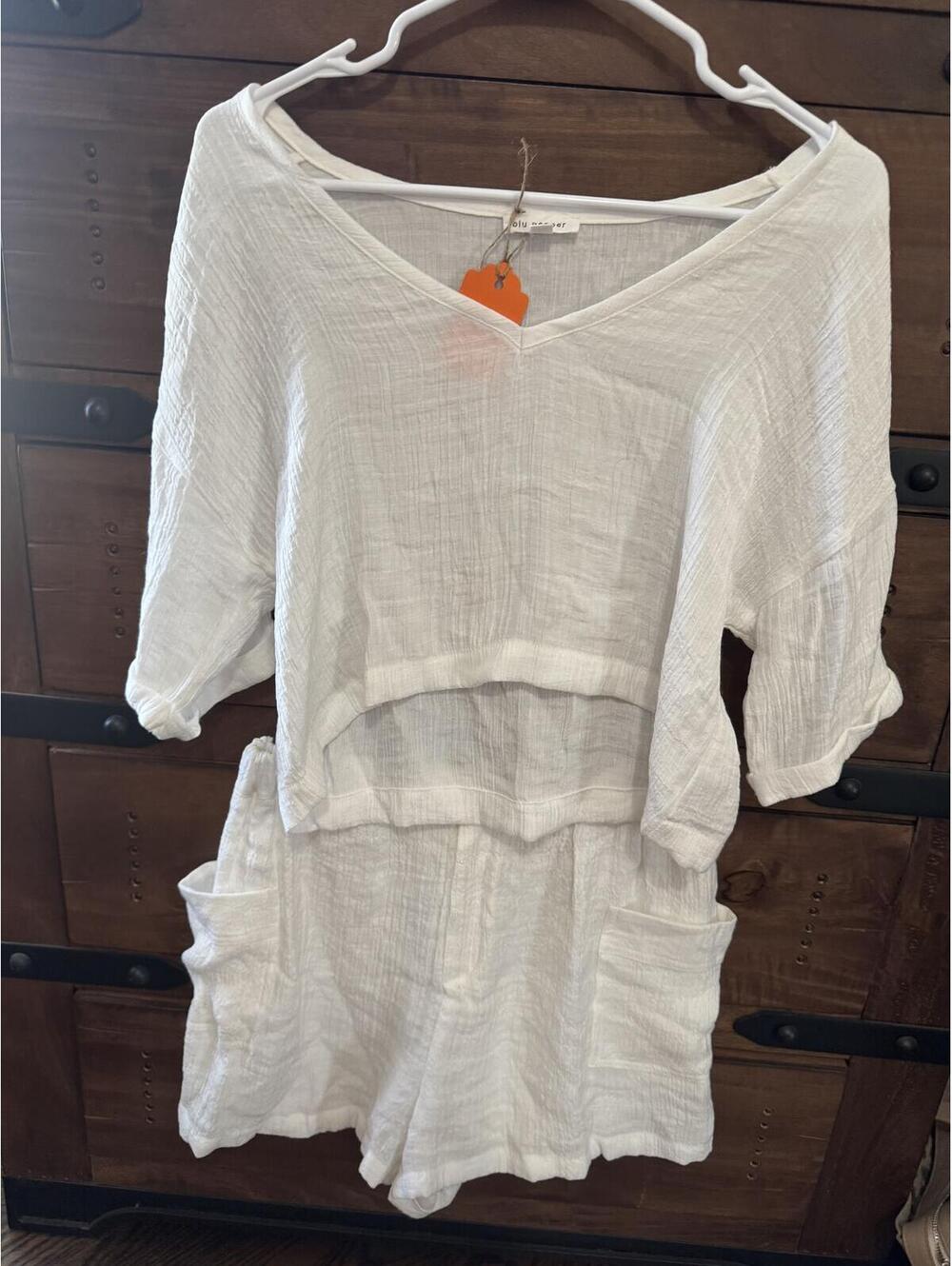 Blu Pepper Gauze Top